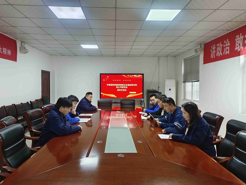 赛柯瑞思公司团支部召开2024年度组织生活会